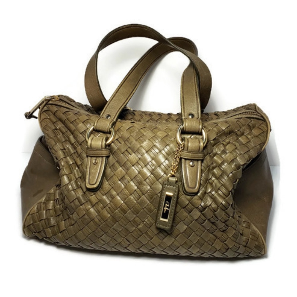 🔥Cole Haan Heritage woven "Jade" leather purse